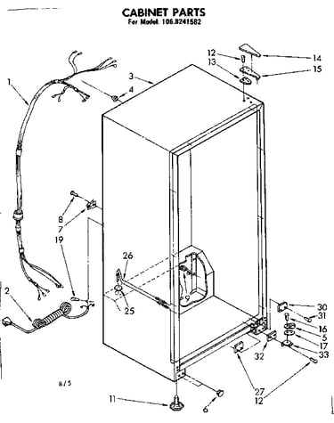 Cabinet parts