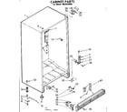 Kenmore 1068242050 cabinet parts diagram