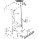 Kenmore 1068242050 cabinet parts diagram