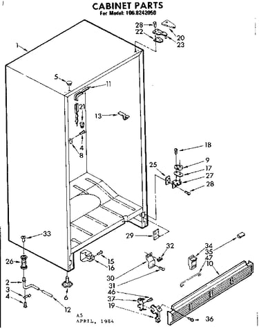 Cabinet parts