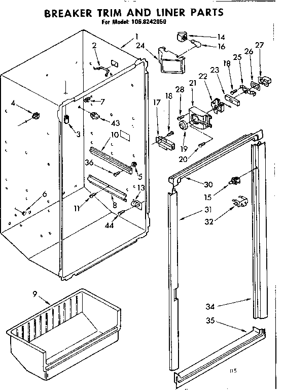 BREAKER TRIM AND LINER PARTS