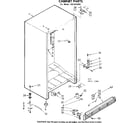 Kenmore 1068242051 cabinet parts diagram