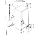 Kenmore 1068251120 cabinet parts diagram
