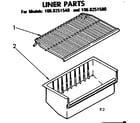 Kenmore 1068251580 liner parts diagram