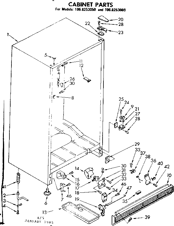 Cabinet parts