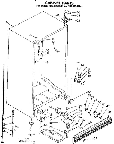 Cabinet parts