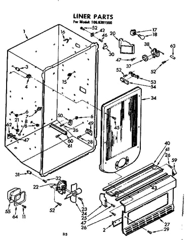 Liner parts