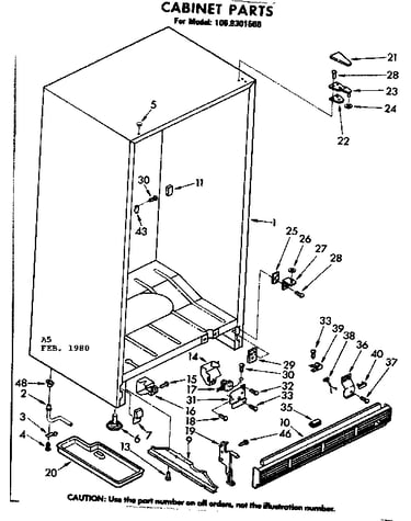Cabinet parts