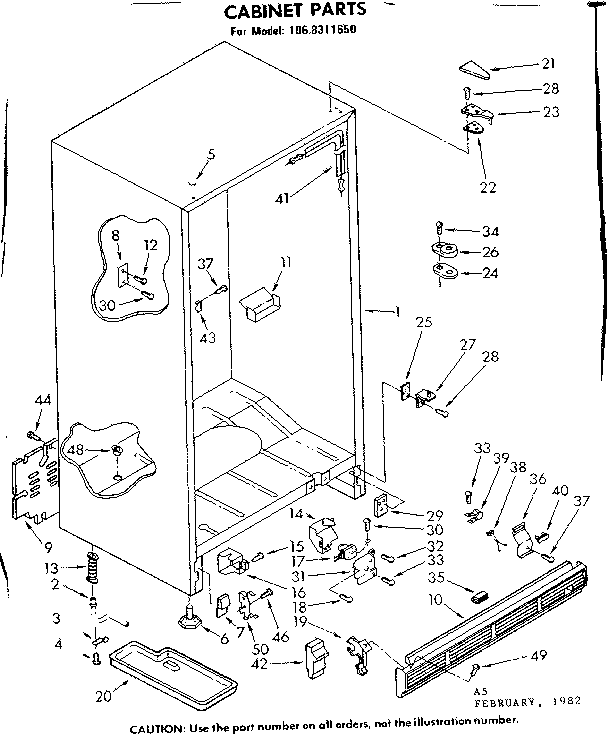 Cabinet parts