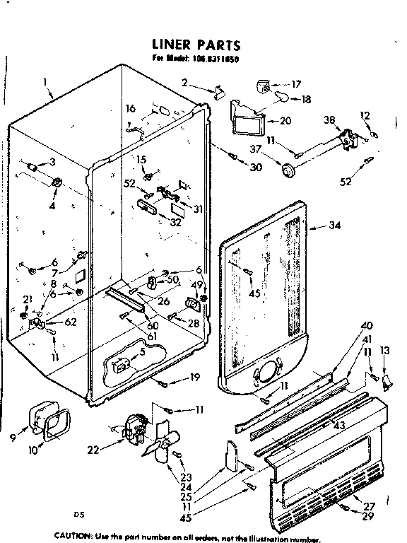 Liner parts
