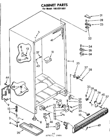 Cabinet parts