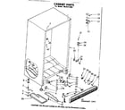 Kenmore 1068311660 cabinet parts diagram