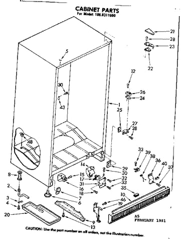 Cabinet parts