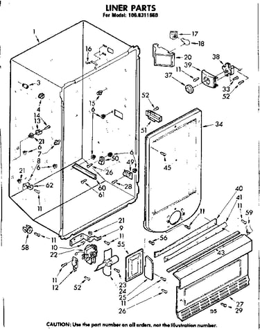 Liner parts