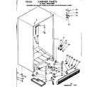 Kenmore 1068312050 cabinet parts diagram