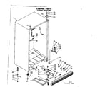 Kenmore 1068322050 cabinet parts diagram
