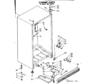Kenmore 1068332070 cabinet parts diagram
