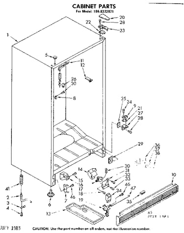 Cabinet parts
