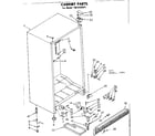 Kenmore 1068332072 cabinet parts diagram