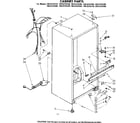 Kenmore 1068334320 cabinet parts diagram