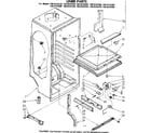 Kenmore 1068334360 liner parts diagram