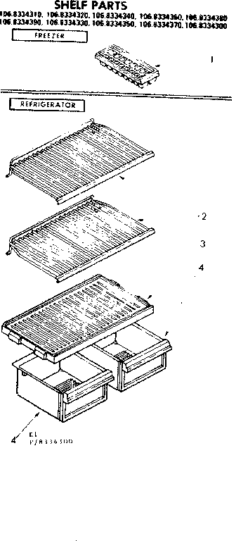 Shelf parts