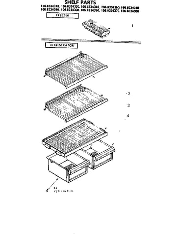 Shelf parts