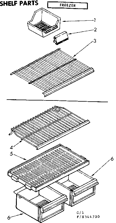 SHELF PARTS