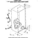 Kenmore 1068345140 cabinet parts diagram