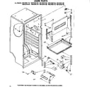 Kenmore 1068345170 liner parts diagram