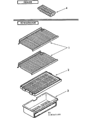 Shelf parts