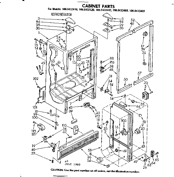 CABINET PARTS