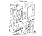 Kenmore 1068432440 cabinet parts diagram