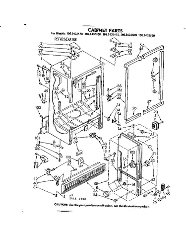 Cabinet parts
