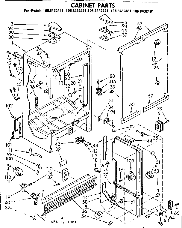 CABINET PARTS