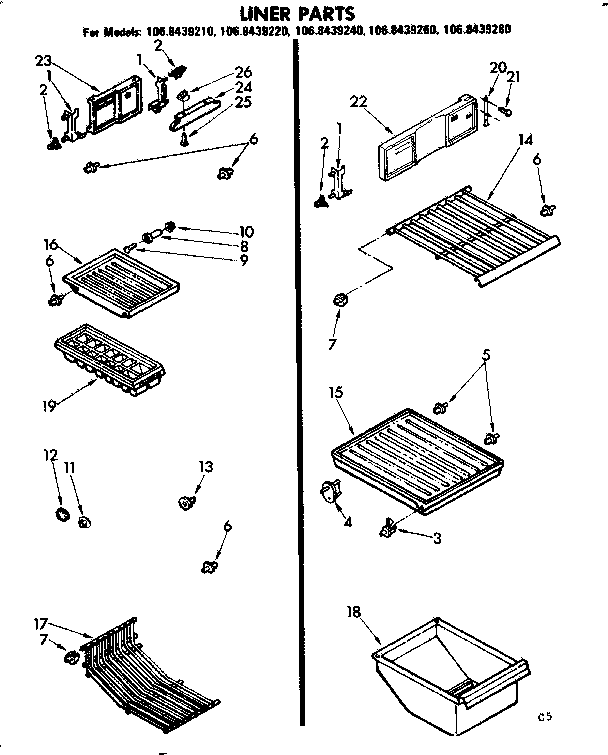 Liner parts