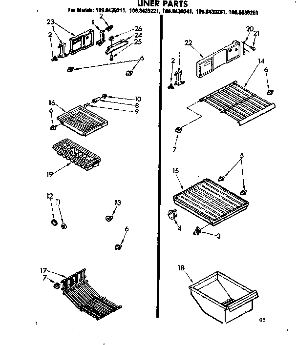 Liner parts