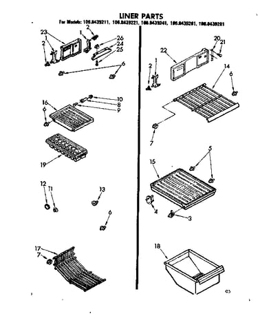 Liner parts