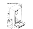 Kenmore 1068439211 cabinet parts diagram
