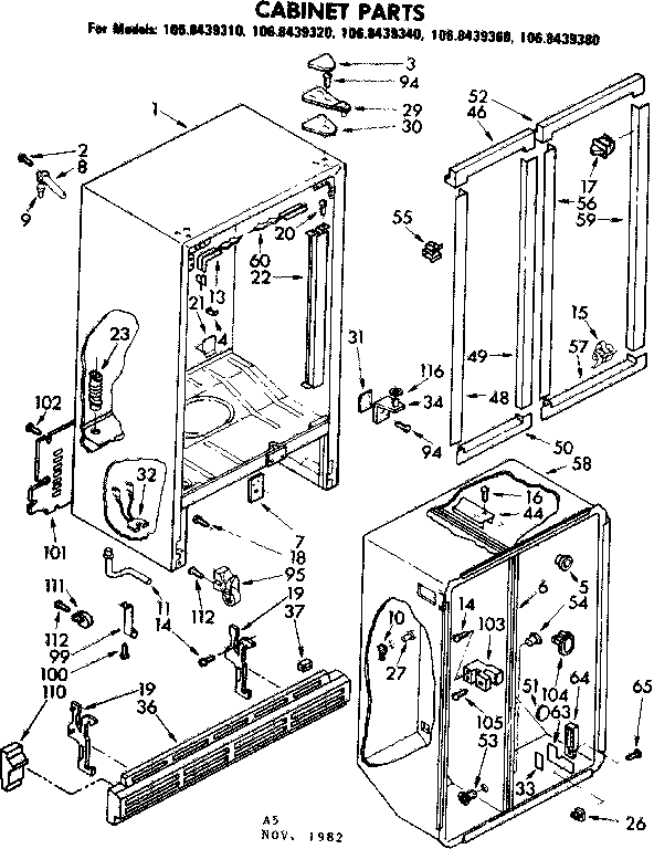 Cabinet parts
