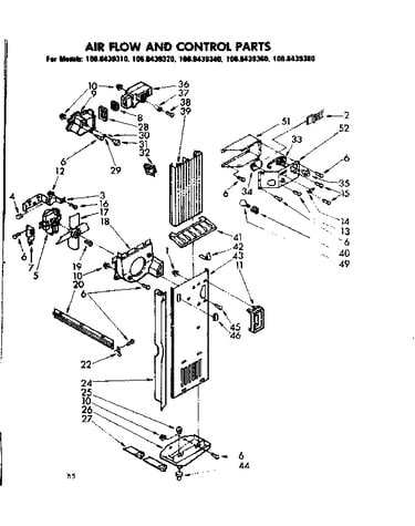 Air flow and control parts