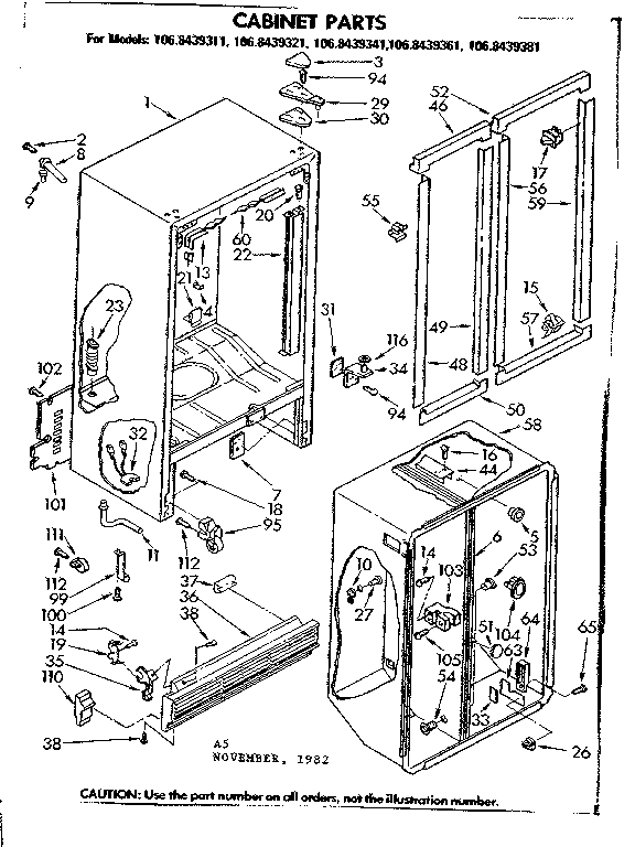 Cabinet parts