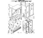 Kenmore 1068439510 cabinet parts diagram