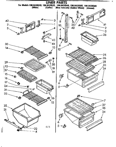 Liner parts