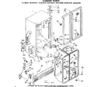 Kenmore 1068539330 cabinet parts diagram