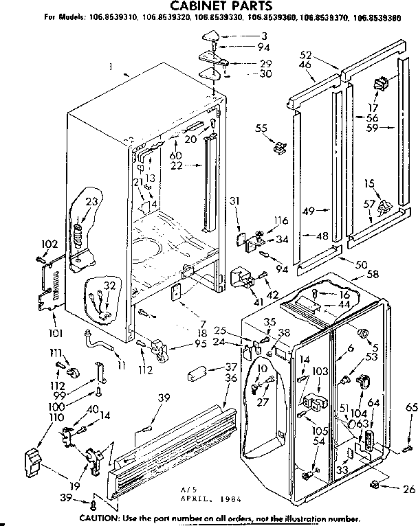 Cabinet parts