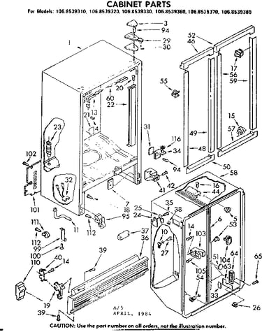 Cabinet parts