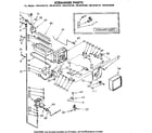 Kenmore 1068539380 icemaker parts diagram