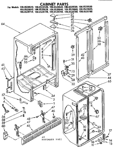 Cabinet parts