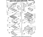 Kenmore 1068539560 liner parts diagram